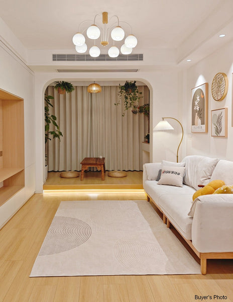 Oversized Modern Rug for Living Room, Bedroom Floor Rugs, Geometric Contemporary Rugs for Dining Room, Extra Large Modern Rugs for Living Room