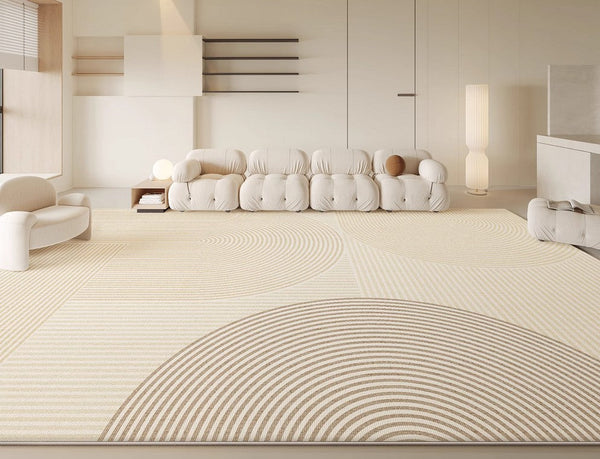 Bedroom Floor Rugs, Geometric Contemporary Rugs for Dining Room, Extra Large Modern Rugs for Living Room, Oversized Modern Rug for Living Room-Art Painting Canvas
