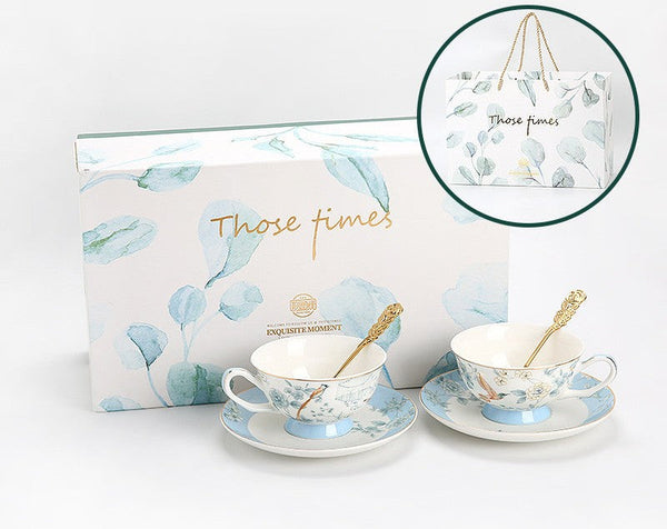 Luxury Tea Cup with Saucer, Elegant Coffee Cup, Ceramic Tea Cup Set, Porcelain Coffee Cup, Porcelain Tea cups, British Tea Cup Set, Afternoon Tea Cup with Saucer Set-Art Painting Canvas