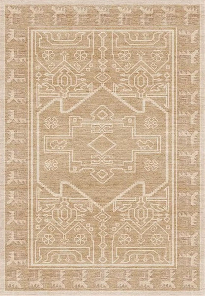 Large Modern Rugs under Dining Room Table, Contemporary Abstract Rugs Next to Bed, Geometric Modern Carpets for Office, Vintage Soft Turkish Rug for Living Room-Art Painting Canvas