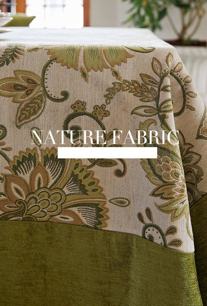 Table Cover for Dining Room Table, Flower Pattern Linen Tablecloth for Round Table, Modern Kitchen Table Cover, Simple Modern Rectangle Tablecloth Ideas for Oval Table-Art Painting Canvas