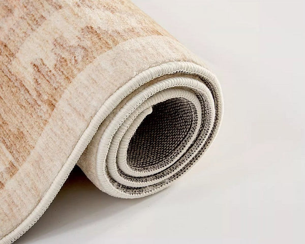 Large Modern Rugs under Dining Room Table, Contemporary Abstract Rugs Next to Bed, Geometric Modern Carpets for Office, Vintage Soft Turkish Rug for Living Room-Art Painting Canvas