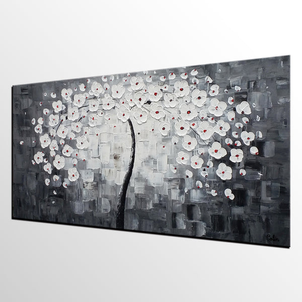 Custom Extra Large Painting, Flower Tree Painting, Abstract Art Paintings-Art Painting Canvas