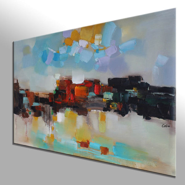 Abstract Oil Painting, Custom Abstract Artwork on Canvas, Abstract Painting for Living Room, Canvas Painting for Sale-Art Painting Canvas
