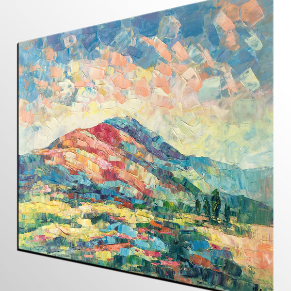 Large Art, Canvas Wall Art, Original Artwork, Palette Knife Painting, Heavy Texture Oil Painting-Art Painting Canvas