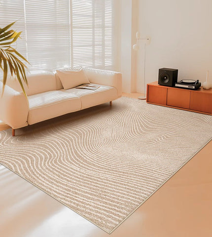 Bedroom Floor Rugs, Extra Large Modern Rugs for Living Room, Oversized Modern Rug for Living Room, Geometric Contemporary Rugs for Dining Room-Art Painting Canvas