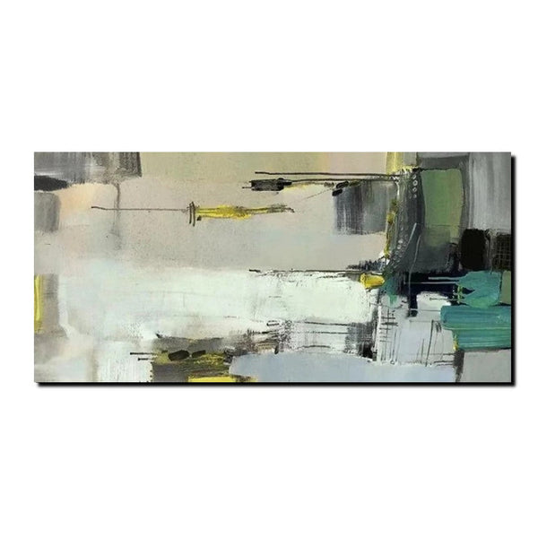 Acrylic Abstract Painting Behind Sofa, Large Painting on Canvas, Living Room Wall Art Paintings, Buy Paintings Online, Acrylic Painting for Sale-Art Painting Canvas