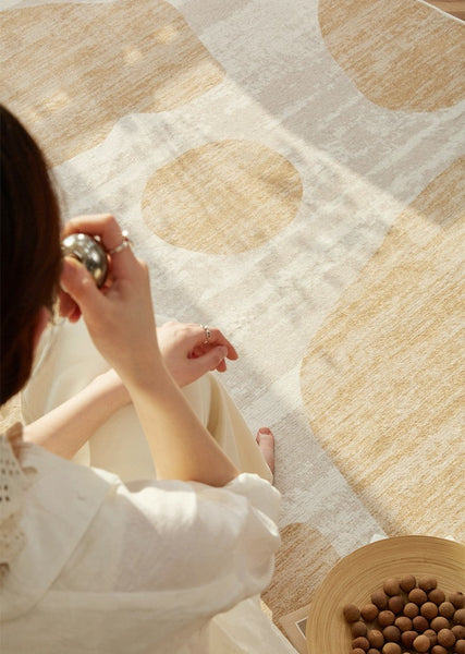 Modern Rugs under Sofa, Dining Room Floor Rugs, Abstract Contemporary Rugs for Bedroom, Modern Rug Ideas for Living Room-Art Painting Canvas