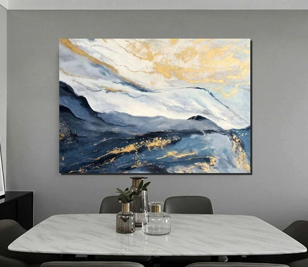 Contemporary Acrylic Art, Buy Large Paintings Online, Simple Modern Art, Large Wall Art Ideas, Large Painting for Dining Room-Art Painting Canvas