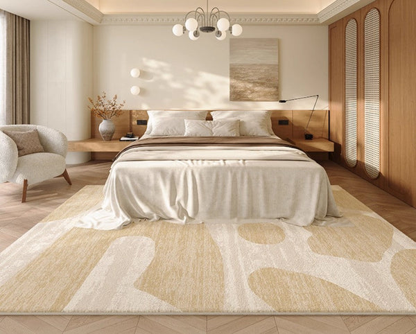 Modern Rugs under Sofa, Dining Room Floor Rugs, Abstract Contemporary Rugs for Bedroom, Modern Rug Ideas for Living Room-Art Painting Canvas