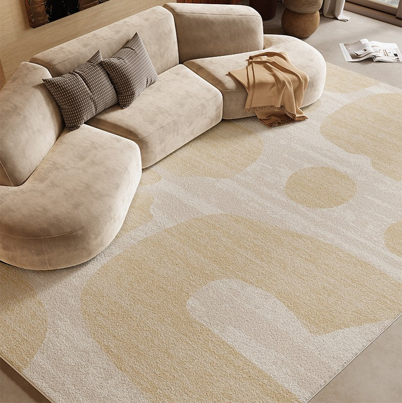 Modern Rugs under Sofa, Dining Room Floor Rugs, Abstract Contemporary Rugs for Bedroom, Modern Rug Ideas for Living Room-Art Painting Canvas