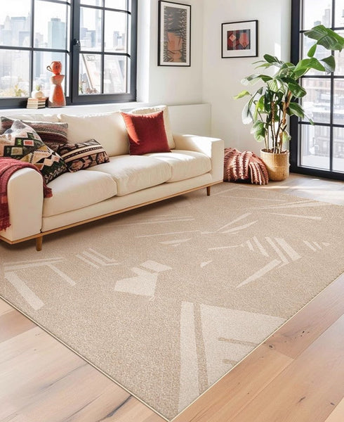 Large Modern Rugs for Living Room, Contemporary Modern Rugs for Bedroom, Extra Large Geometric Modern Rugs for Dining Room-Art Painting Canvas