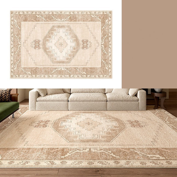 Geometric Modern Carpets for Office, Abstract Modern Rugs for Living Room, Contemporary Modern Rugs Next to Bed, Modern Rugs under Dining Room Table-Art Painting Canvas