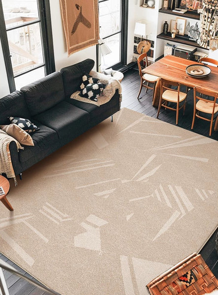 Large Modern Rugs for Living Room, Contemporary Modern Rugs for Bedroom, Extra Large Geometric Modern Rugs for Dining Room-Art Painting Canvas