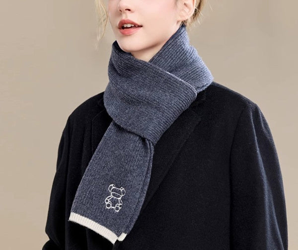 Warm Winter Scarf, Cold Weather Scarf, Fashion Scarf, Christmas Gifts for Her, Holiday Scarf, Winter Wool Scarf, Soft Cashmere Scarf for Women, Elegant Wool Scarves-Art Painting Canvas