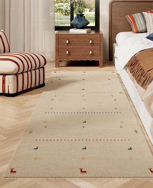 Contemporary Runner Rugs for Living Room, Modern Runner Rugs Next to Bed, Runner Rugs for Hallway, Bathroom Runner Rugs, Kitchen Runner Rugs-Art Painting Canvas