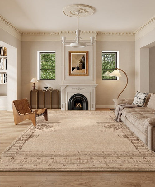 Contemporary Modern Rugs Next to Bed, Modern Rugs under Dining Room Table, Geometric Modern Carpets for Office, Abstract Modern Rugs for Living Room-Art Painting Canvas