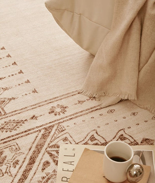 Contemporary Modern Rugs Next to Bed, Modern Rugs under Dining Room Table, Geometric Modern Carpets for Office, Abstract Modern Rugs for Living Room-Art Painting Canvas