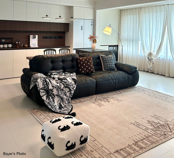 Contemporary Modern Rugs Next to Bed, Modern Rugs under Dining Room Table, Geometric Modern Carpets for Office, Abstract Modern Rugs for Living Room-Art Painting Canvas