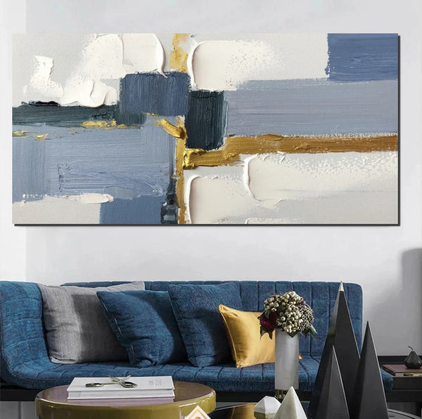 Abstract Acrylic Paintings on Canvas, Hand Painted Wall Art Paintings, Contemporary Canvas Artwork, Abstract Wall Art Paintings, Modern Art Paintings for Dining Room-Art Painting Canvas