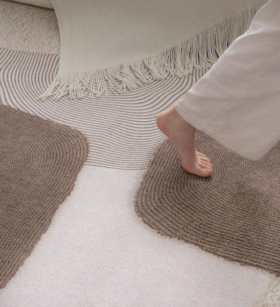 Unique Large Contemporary Floor Carpets for Living Room, Dining Room Modern Rugs, Extra Large Geometric Modern Rugs in Bedroom, Modern Rugs for Sale-Art Painting Canvas