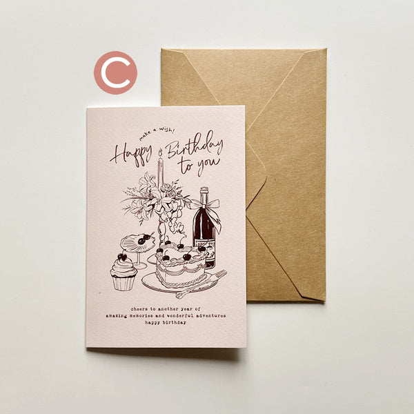 Creative Birthday Greeting Cards, Birthday Cards to Friends, Happy Birthday Cards, Beautiful Birthday Greeting Cards to Lovers, Greeting Cards to Mother-Art Painting Canvas