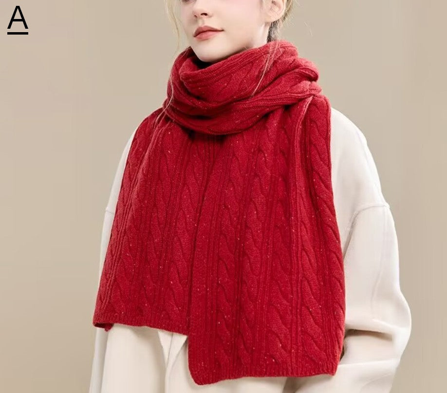 Soft Cashmere Scarf for Women, Elegant Wool Scarves, Christmas Gifts for Her, Holiday Scarf, Winter Wool Scarf, Warm Winter Scarf, Cold Weather Scarf, Fashion Scarf-Art Painting Canvas