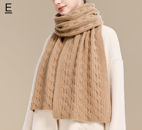 Christmas Gifts for Her, Holiday Scarf, Winter Wool Scarf, Warm Winter Scarf, Cold Weather Scarf, Fashion Scarf, Soft Cashmere Scarf for Women, Elegant Wool Scarves-Art Painting Canvas
