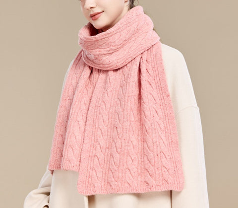 Christmas Gifts for Her, Holiday Scarf, Winter Wool Scarf, Warm Winter Scarf, Cold Weather Scarf, Fashion Scarf, Soft Cashmere Scarf for Women, Elegant Wool Scarves-Art Painting Canvas