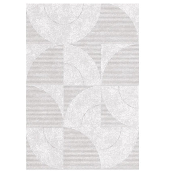 Abstract Contemporary Modern Rugs, Grey Modern Rugs for Living Room, Geometric Modern Rugs for Bedroom, Modern Rugs for Dining Room-Art Painting Canvas