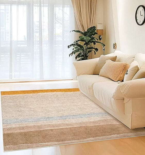 Modern Carpets under Coffee Table, Abstract Area Rugs for Bedroom, Contemporary Modern Rugs for Living Room, Geometric Modern Rugs under Dining Room Table-Art Painting Canvas