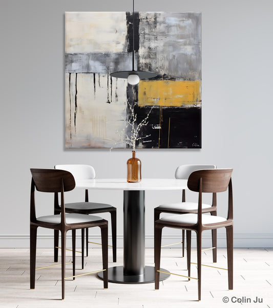 Extra Large Original Artwork, Large Paintings for Bedroom, Abstract Landscape Painting on Canvas, Oversized Contemporary Wall Art Paintings-Art Painting Canvas