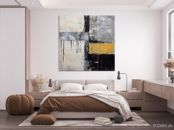 Extra Large Original Artwork, Large Paintings for Bedroom, Abstract Landscape Painting on Canvas, Oversized Contemporary Wall Art Paintings-Art Painting Canvas