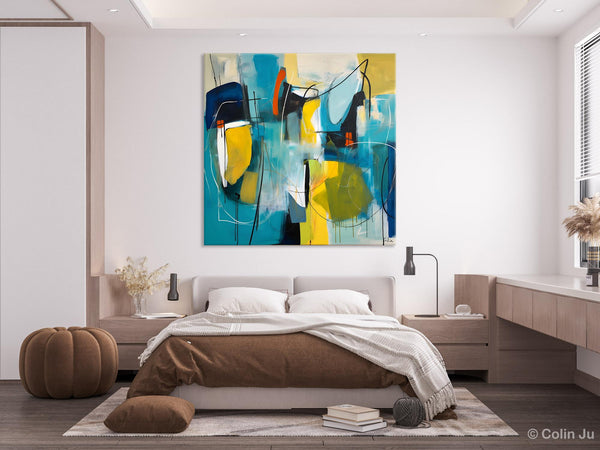 Acrylic Painting for Living Room, Contemporary Abstract Artwork, Extra Large Wall Art Paintings, Original Modern Artwork on Canvas-Art Painting Canvas