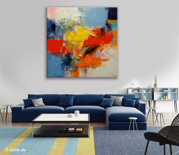 Abstract Canvas Art for Living Room, Extra Large Abstract Paintings for Dining Room, Original Modern Acrylic Art, Modern Canvas Paintings-Art Painting Canvas