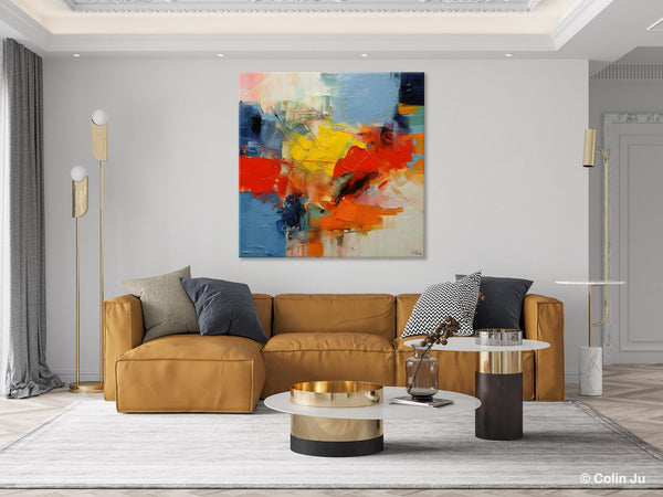 Abstract Canvas Art for Living Room, Extra Large Abstract Paintings for Dining Room, Original Modern Acrylic Art, Modern Canvas Paintings-Art Painting Canvas