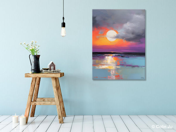 Contemporary Canvas Wall Art, Original Hand Painted Oil Paintings, Canvas Paintings Behind Sofa, Abstract Paintings for Bedroom, Buy Paintings Online-Art Painting Canvas