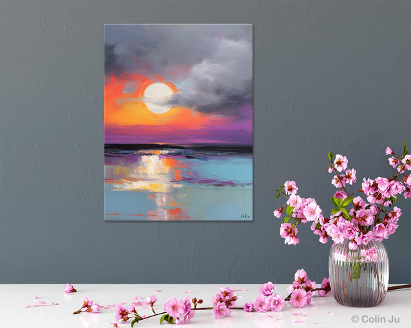 Contemporary Canvas Wall Art, Original Hand Painted Oil Paintings, Canvas Paintings Behind Sofa, Abstract Paintings for Bedroom, Buy Paintings Online-Art Painting Canvas