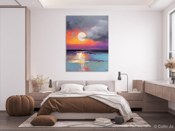 Contemporary Canvas Wall Art, Original Hand Painted Oil Paintings, Canvas Paintings Behind Sofa, Abstract Paintings for Bedroom, Buy Paintings Online-Art Painting Canvas