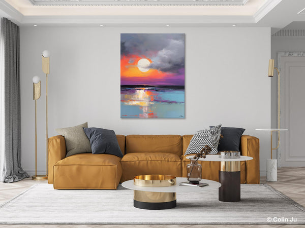 Contemporary Canvas Wall Art, Original Hand Painted Oil Paintings, Canvas Paintings Behind Sofa, Abstract Paintings for Bedroom, Buy Paintings Online-Art Painting Canvas