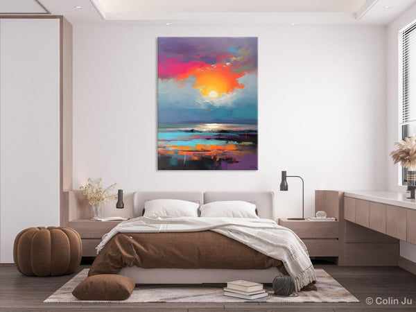 Original Hand Painted Oil Paintings, Canvas Paintings Behind Sofa, Contemporary Canvas Wall Art, Abstract Paintings for Bedroom, Buy Paintings Online-Art Painting Canvas