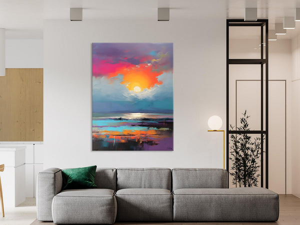Original Hand Painted Oil Paintings, Canvas Paintings Behind Sofa, Contemporary Canvas Wall Art, Abstract Paintings for Bedroom, Buy Paintings Online-Art Painting Canvas
