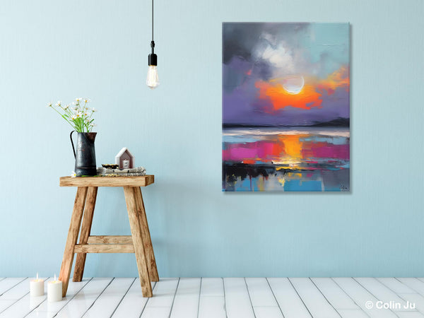 Contemporary Canvas Wall Art, Abstract Paintings for Bedroom, Original Hand Painted Oil Paintings, Canvas Paintings Behind Sofa, Buy Paintings Online-Art Painting Canvas