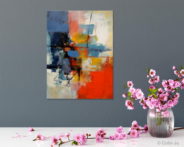 Simple Painting Ideas for Living Room, Acrylic Painting on Canvas, Original Hand Painted Art, Buy Paintings Online, Oversized Canvas Paintings-Art Painting Canvas