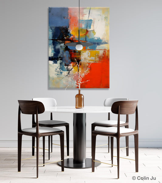 Simple Painting Ideas for Living Room, Acrylic Painting on Canvas, Original Hand Painted Art, Buy Paintings Online, Oversized Canvas Paintings-Art Painting Canvas