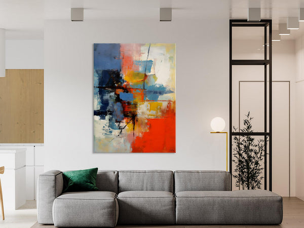 Simple Painting Ideas for Living Room, Acrylic Painting on Canvas, Original Hand Painted Art, Buy Paintings Online, Oversized Canvas Paintings-Art Painting Canvas