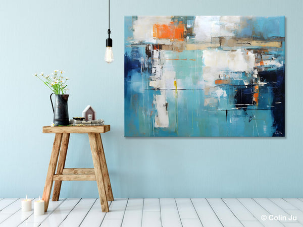 Original Modern Wall Paintings, Contemporary Canvas Art, Heavy Texture Canavas Art, Abstract Painting for Bedroom, Modern Acrylic Artwork-Art Painting Canvas