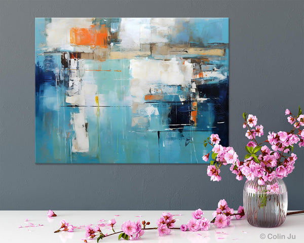 Original Modern Wall Paintings, Contemporary Canvas Art, Heavy Texture Canavas Art, Abstract Painting for Bedroom, Modern Acrylic Artwork-Art Painting Canvas