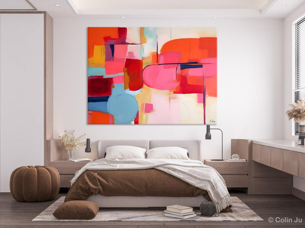 Acrylic Paintings Behind Sofa, Abstract Paintings for Bedroom, Original Hand Painted Canvas Art, Contemporary Canvas Wall Art, Buy Paintings Online-Art Painting Canvas