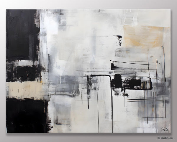 Modern Paintings for Bedroom, Living Room Wall Canvas Painting, Extra Large Abstract Artwork, Original Hand Painted Acrylic Painting-Art Painting Canvas